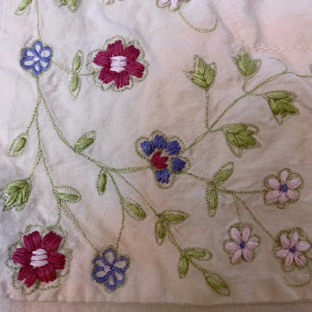 Y2K Pottery Barn B + B Floral Euro Pillow Sham 31